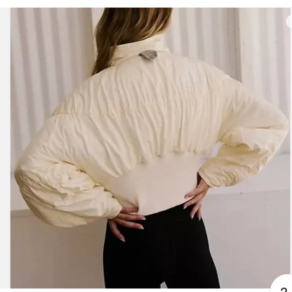 Free People Movement Glitz Blitz Bomber Jacket, Size Medium. - Picture 2 of 5